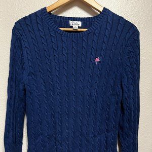 Lilly Pulitzer blue sweater XL top
